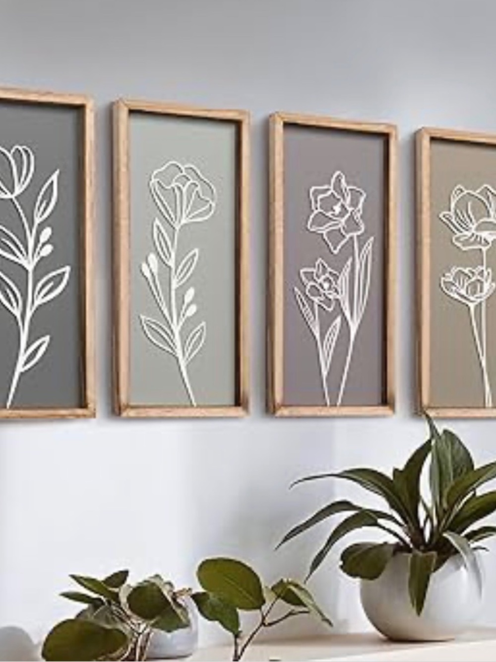 Wall decor - floral, rustic, simple